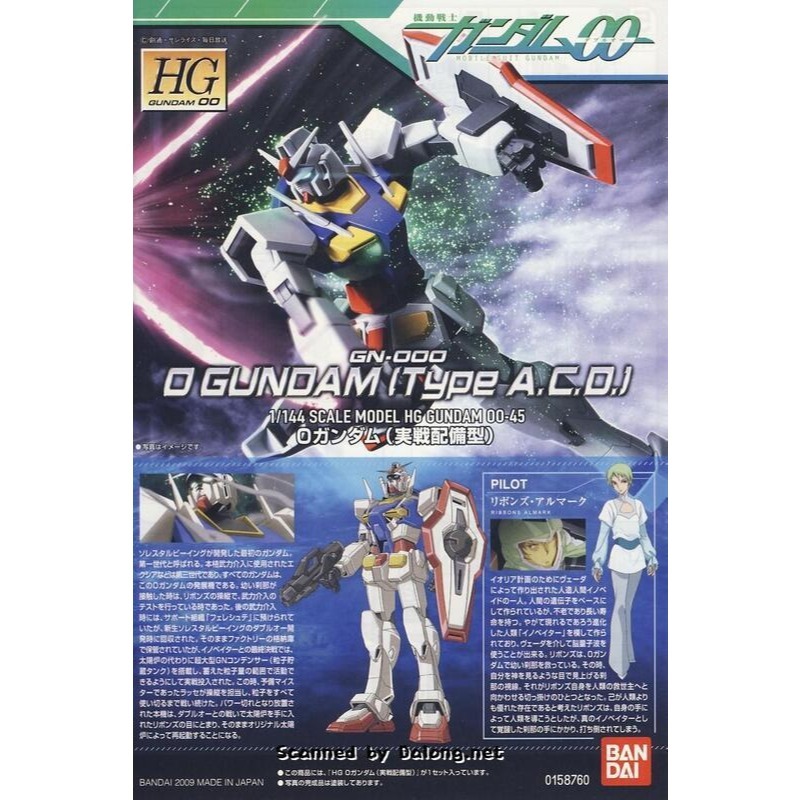 (大鳥叔叔模型)BANDAI 鋼彈1/144 HG00#45 GN-000 0 GUNDAM實戰配備型-細節圖6