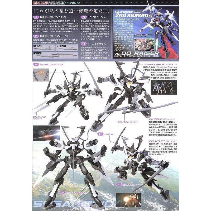 (大鳥叔叔模型)BANDAI 鋼彈1/144 HG00#46 GNX-901TW 須佐之男 SUSANOWO-細節圖2