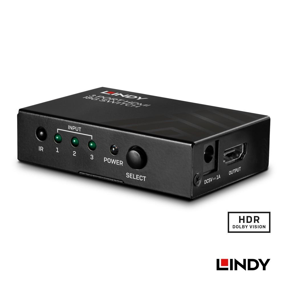 【LINDY】林帝 HDMI 2.0 4K/60Hz 18G 出切換器-細節圖3