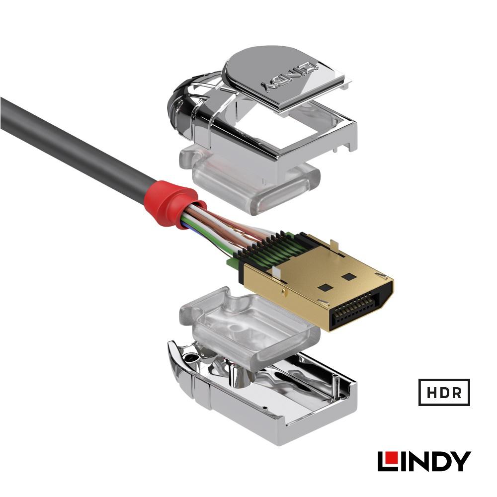 【LINDY】林帝 CROMO鉻系列DisplayPort 1.4版 公 to 公 傳輸線-細節圖3