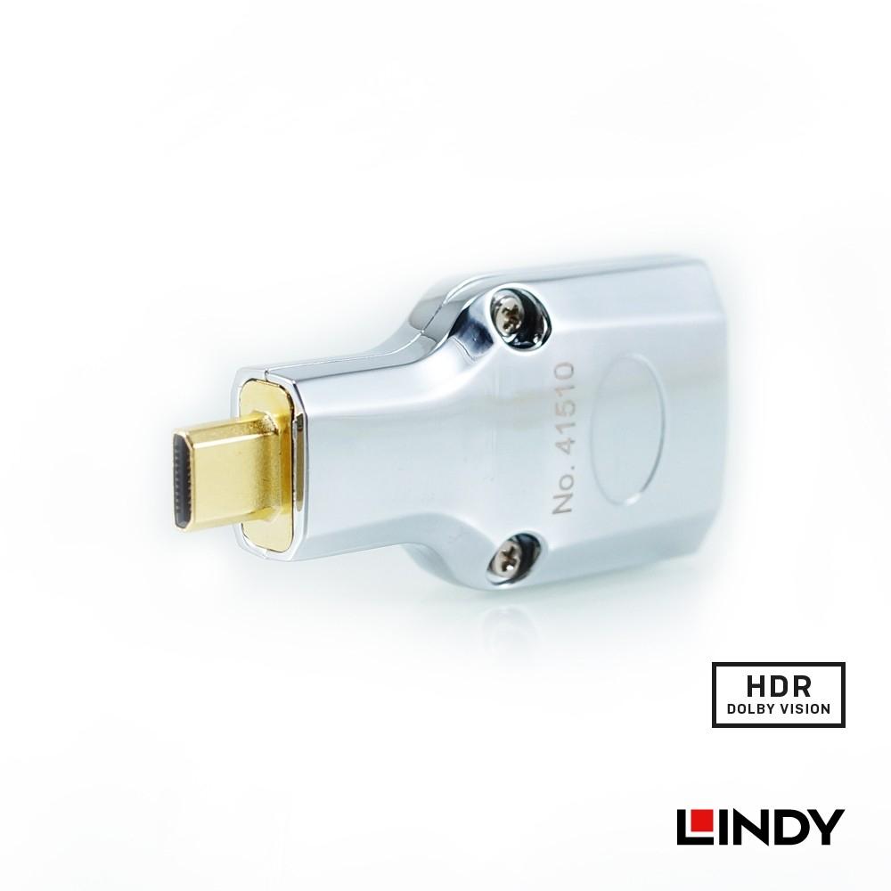 【LINDY】林帝 CROMO HDMI 2.0 鍍金轉接頭-D公轉A母-細節圖5
