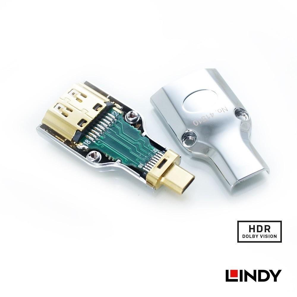 【LINDY】林帝 CROMO HDMI 2.0 鍍金轉接頭-D公轉A母-細節圖6