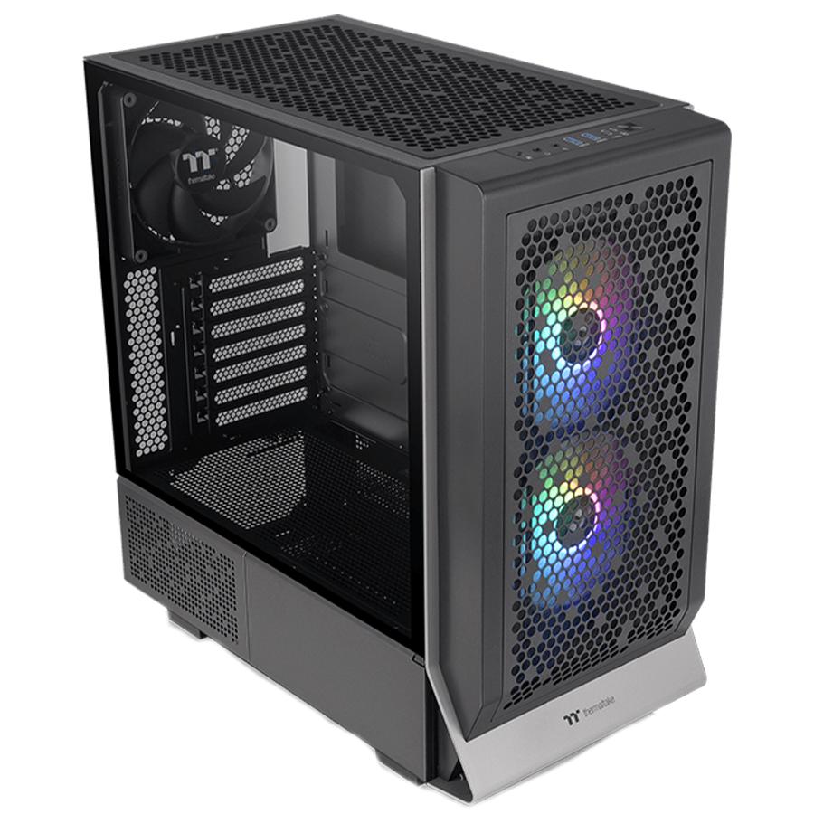 【THERMALTAKE】曜越 🎮遊戲機殼🎮 CERES 300 TG ARGB 卡長37 U高18.5-細節圖2