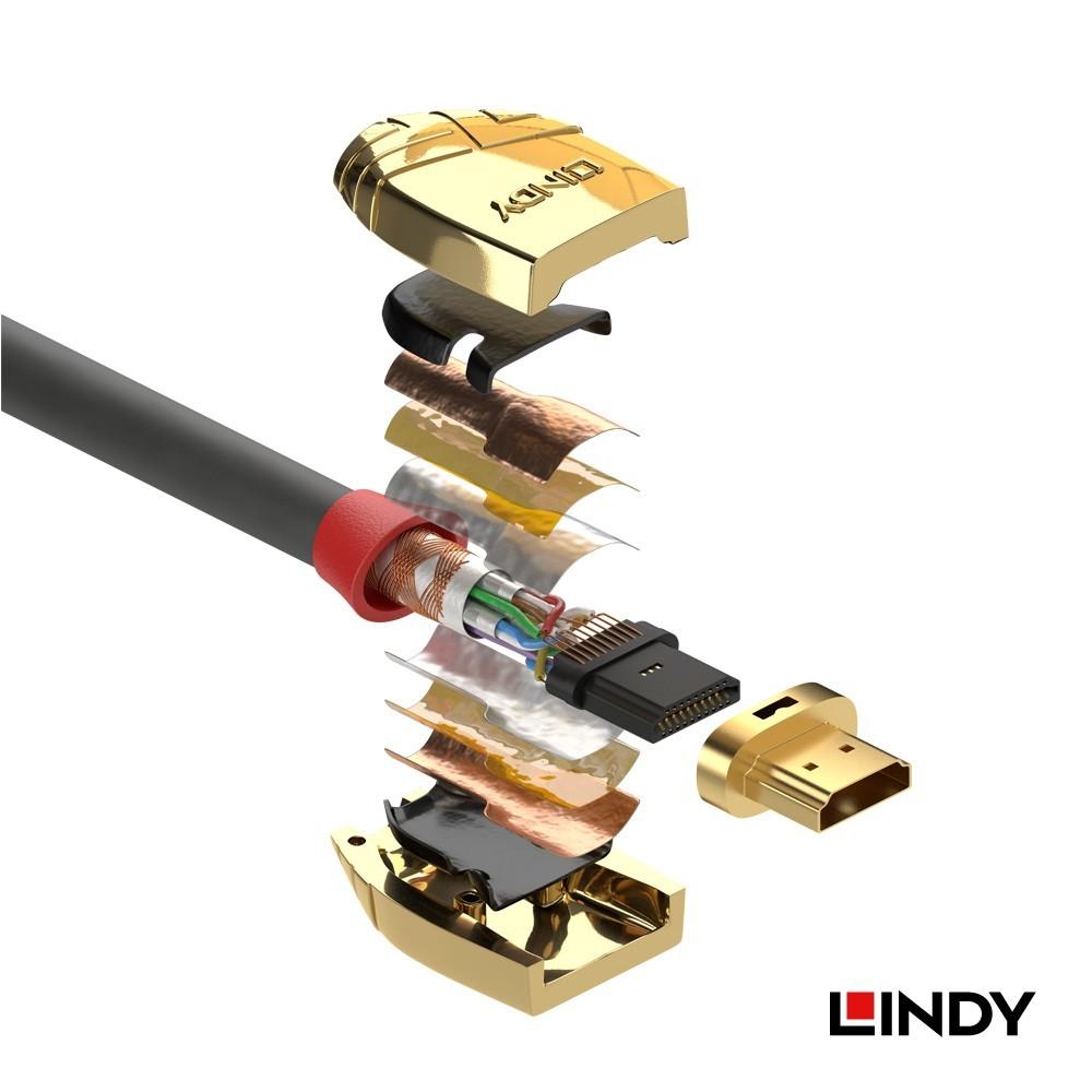 【LINDY】林帝 GOLD系列High Speed HDMI 1.4版公 to 公 傳輸線-細節圖2
