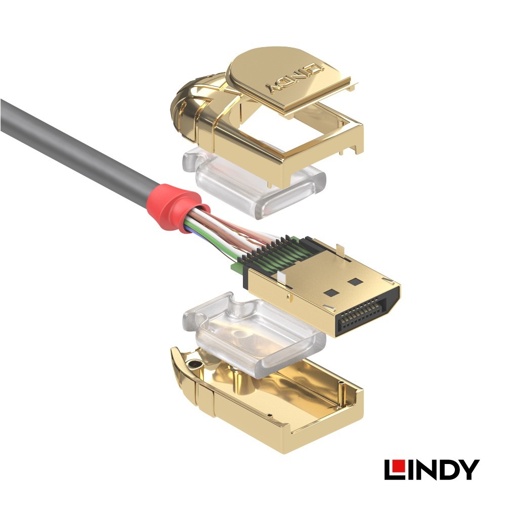 【LINDY】林帝 DisplayPort 傳輸線 1.2版 公 to 公 (GOLD系列 / ANTHRA系列 )-細節圖3