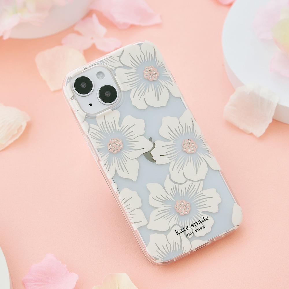 【Kate Spade】 iPhone 14 Pro Max 精品軍規防摔手機殼 經典蜀葵-細節圖2