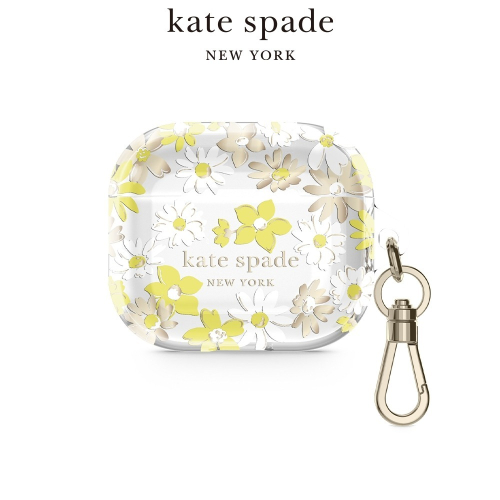 【Kate Spade】 AirPods 第3代 精品耳機殼 保護套 黃花風鈴