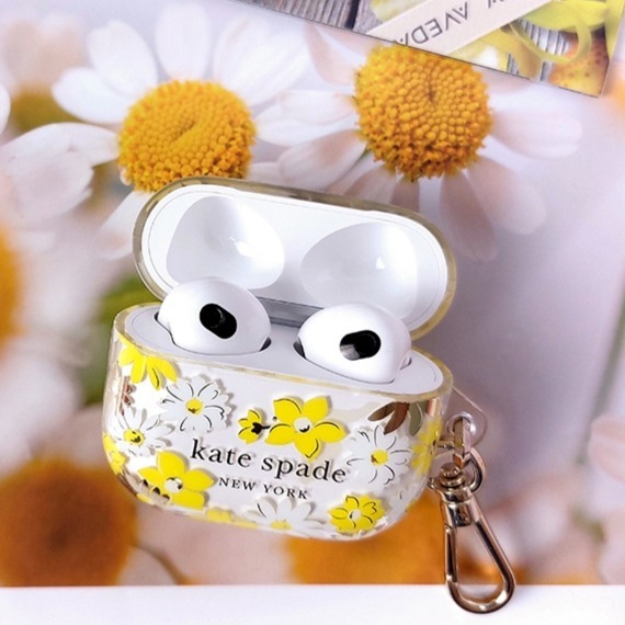 【Kate Spade】 AirPods 第3代 精品耳機殼 保護套 黃花風鈴-細節圖3