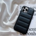 iphone X XR XS 11 12 13 14 pro max 羽絨外套造型手機殼 鏡頭加高 軟殼 男 黑色-規格圖8