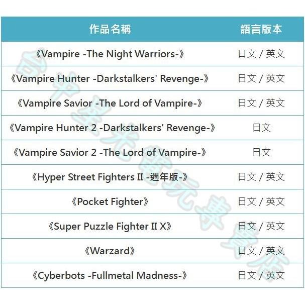 99成新 僅拆封未使用【NS原版片】 Switch 卡普空 CAPCOM 格鬥遊戲合輯 【日英文版 中古二手商品】-細節圖5