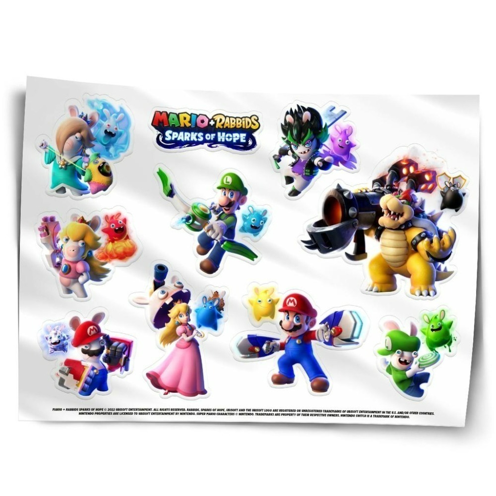 附特典DLC【NS原版片】☆ Switch 瑪利歐＋瘋狂兔子 希望之星 宇宙版 ☆中文版全新品【台中星光電玩】-細節圖6