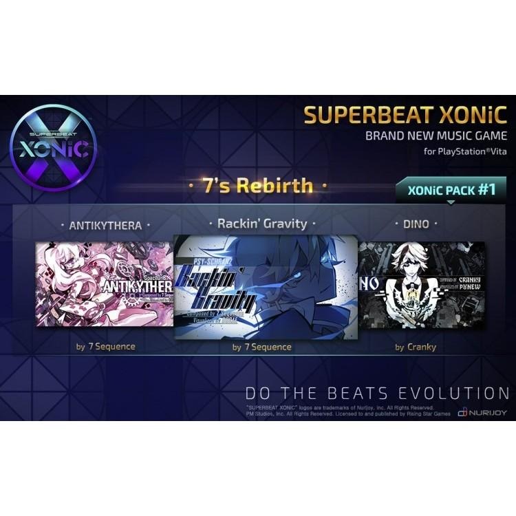 PSV PS VITA SUPERBEAT XONiC 中文版全新品【首批附特典DLC＋原聲音樂雙CD】台中星光電玩-細節圖4