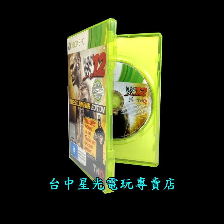 【XB360原版片】 原版片 WWE 激爆職業摔角12 WWE ＇12  英文版 中古二手品【台中星光】-細節圖2