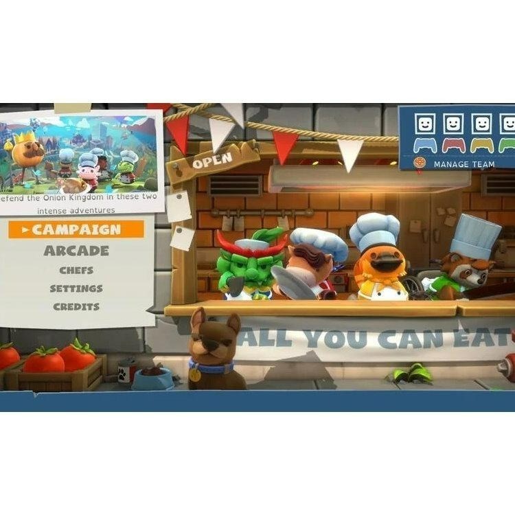 煮過頭1+2完整版 收錄所有DLC【PS5原版片】胡鬧廚房 全都好吃 中文版全新品【台中星光電玩】-細節圖5