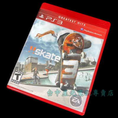 PS3原版片 極限滑板 3 Skate 3 【英文版 中古二手商品】台中星光電玩
