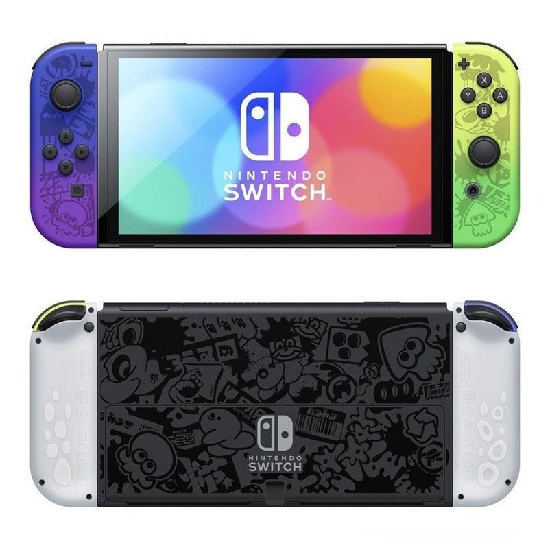Nintendo Switch 主機 OLED款式 斯普拉遁3 漆彈大作戰 特仕機 【台灣公司貨】台中星光電玩-細節圖5