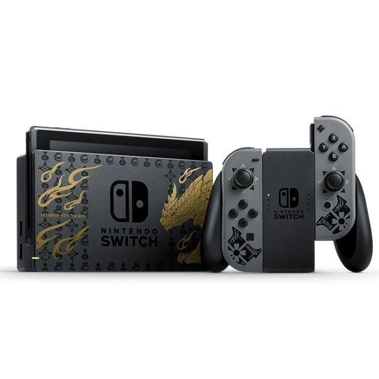 【電力加強版】NS Switch 魔物獵人 崛起 遊戲同捆限定機＋玻璃貼＋主機包＋類比套【公司貨】台中星光電玩-細節圖5