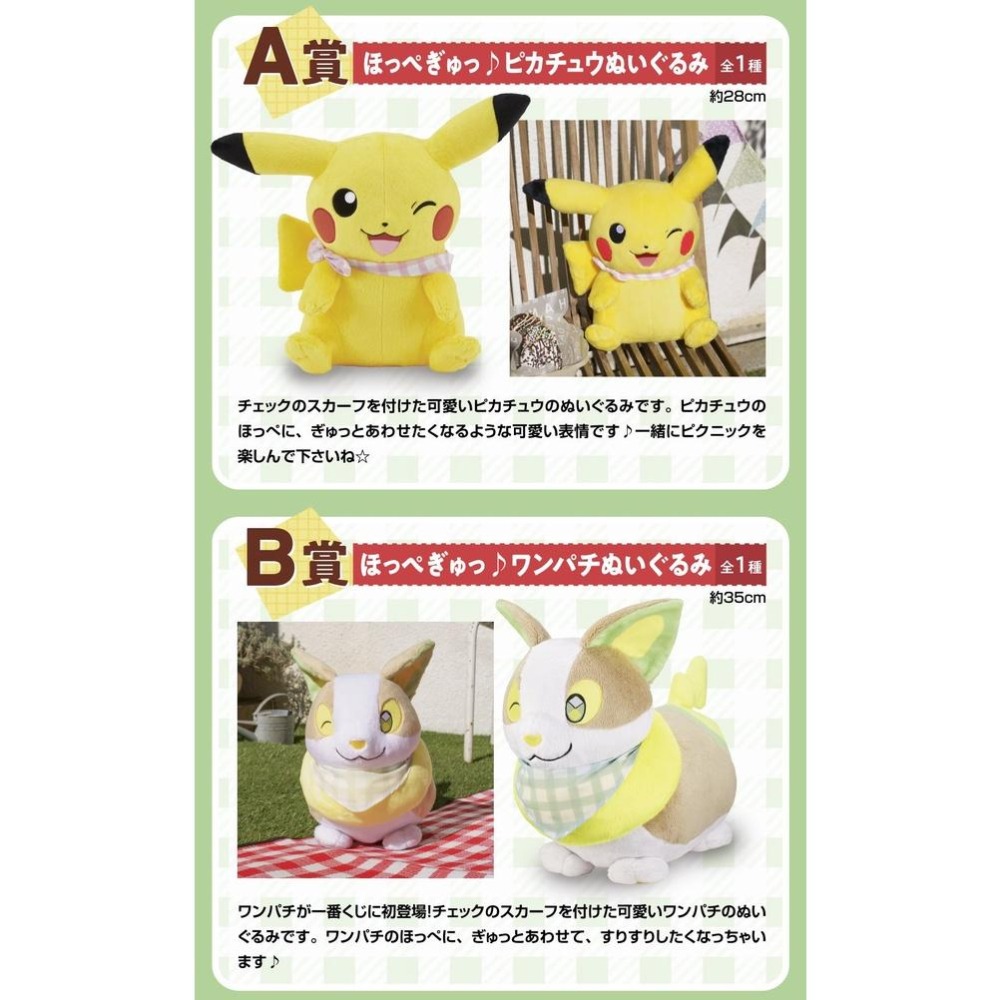 全新代理版【整組包套 90抽】 一番賞 寶可夢 Pokemon anytime Sunny Picnic 陽光野餐-細節圖2