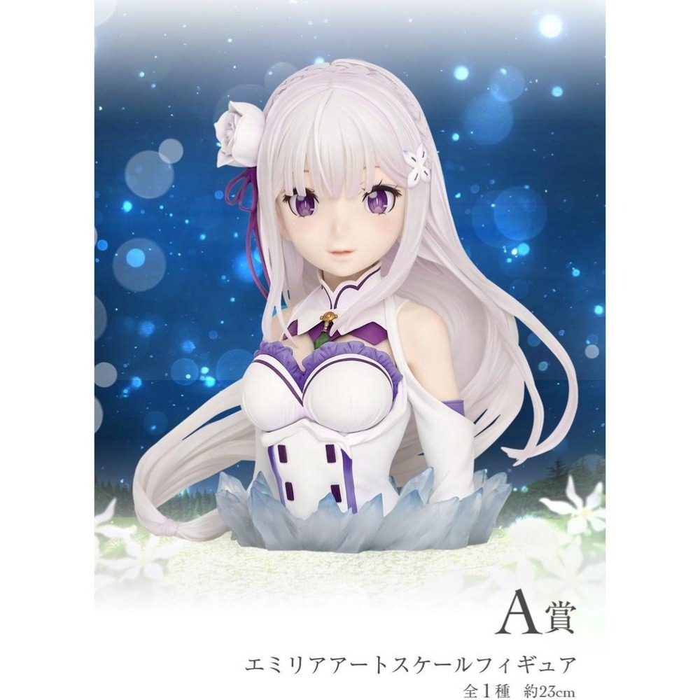 全新代理版【整組包套 70抽】一番賞 RE:Zero 從零開始的異世界生活 願你得到精靈的祝福 愛蜜莉亞 雷姆 模型-細節圖4