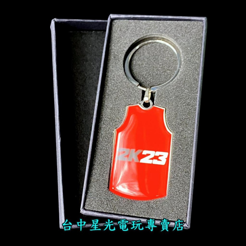 【特典商品】☆ NBA 2K23 球衣造型鑰匙圈 金屬吊飾 喬丹 Jordan ☆全新品【不含遊戲軟體】台中星光電玩-細節圖2