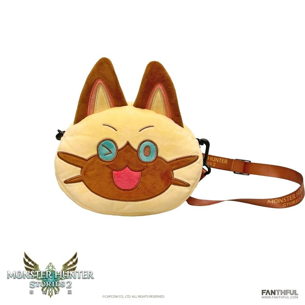 卡普空授權特典周邊  NS Switch 魔物獵人 物語2 破滅之翼 納比路 造型兩用斜背包 收納包 【台中星光電玩】-細節圖2