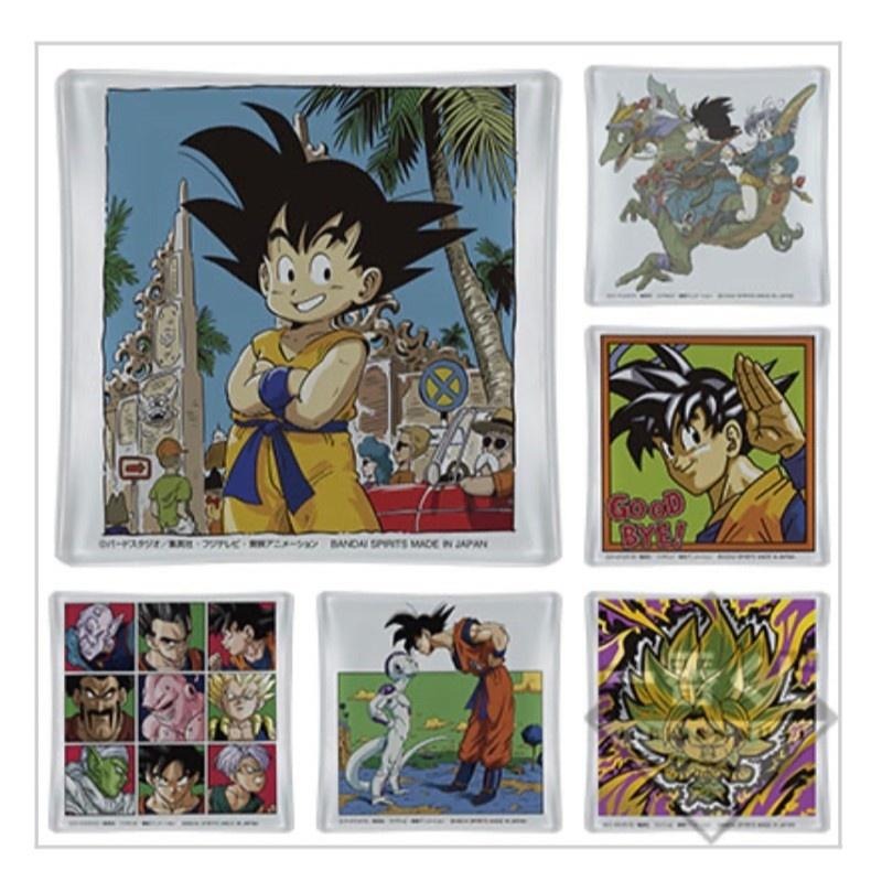 H賞【代理版】一番賞 七龍珠 最終變幻 ULTIMATE VARIATION 小皿 玻璃盤 一組六入【交換 生日禮物】-細節圖2