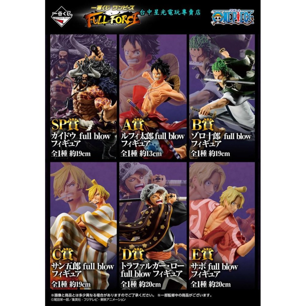 A賞【一番賞】航海王 ONE PIECE FULL FORCE 魯夫 公仔 模型 金證【生日禮物交換禮物】星光電玩-細節圖4