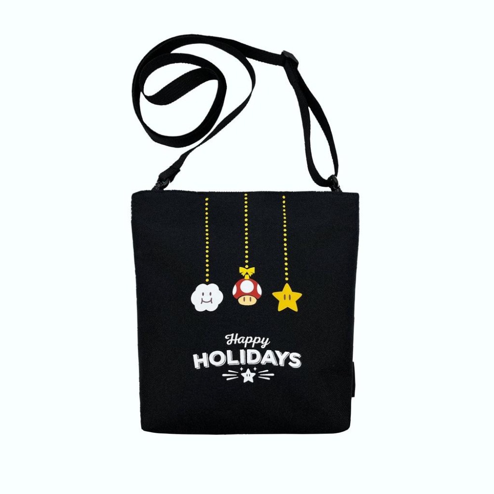 【特典商品】 任天堂 Nintendo 限定隨身包 2022冬季特典 瑪利歐 側背包 斜背包 全新品【台中星光電玩】-細節圖2