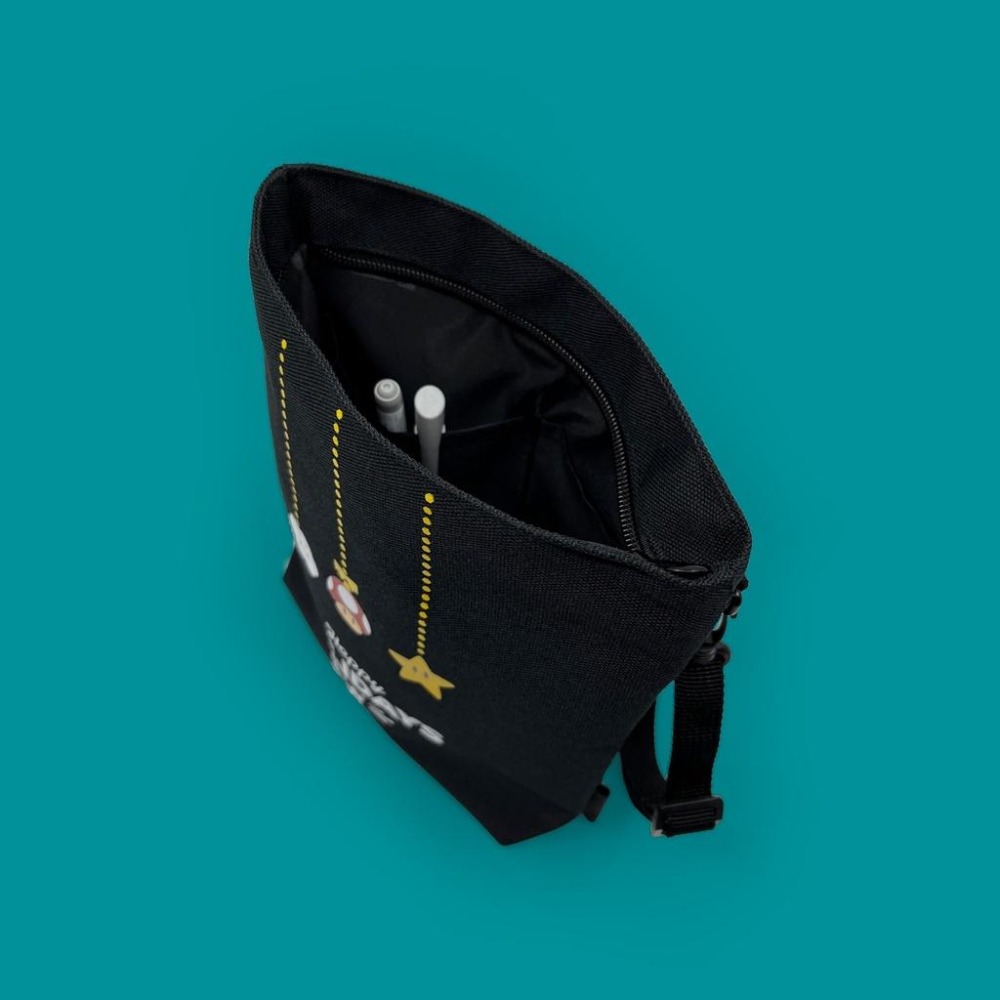 【特典商品】 任天堂 Nintendo 限定隨身包 2022冬季特典 瑪利歐 側背包 斜背包 全新品【台中星光電玩】-細節圖4