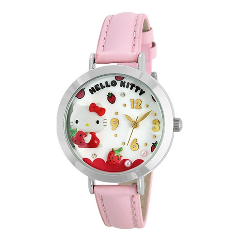 Hello Kitty 手錶 糖果錶 粉紅色 甜蜜草莓【日本製】日本限定 【MJSR-F02】台中星光電玩