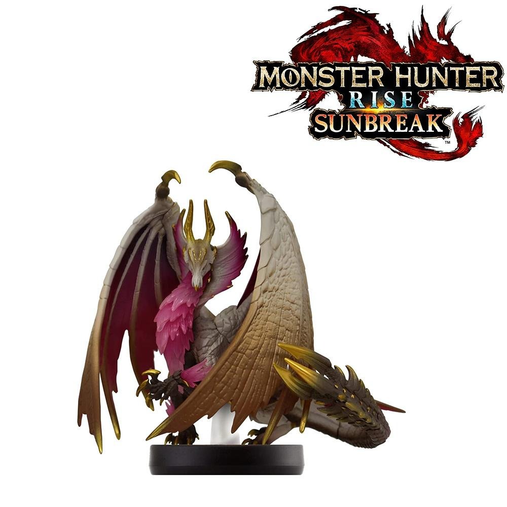 【NS週邊】 Switch 魔物獵人 崛起 破曉 amiibo MHR 爵銀龍 【台中星光電玩】-細節圖5