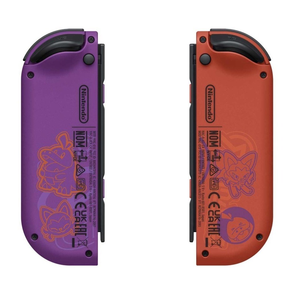 【NS週邊】 Switch OLED Joy-Con 寶可夢 朱 / 紫 左右手控制器 雙手把【裸裝新品】台中星光-細節圖3