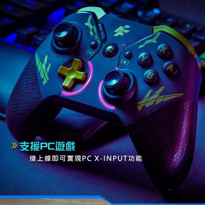 【NS周邊】FlashFire 富雷迅 Switch 黑獨角 無線手把 喚醒 Pro控制器 【SP3600BK】台中星光-細節圖10