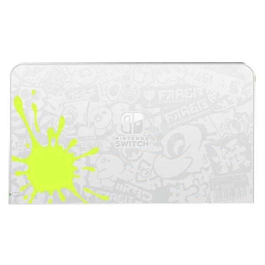 【NS週邊】 Switch OLED 斯普拉遁3 漆彈大作戰 原廠主機底座 電視轉接盒 【台灣公司貨 裸裝新品】台中星光-細節圖3