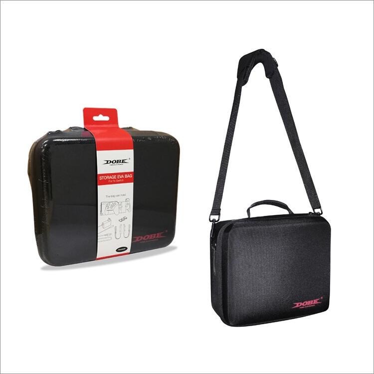 【NS週邊】Switch OLED 主機通用 硬殼 全置 大容量 收納箱 旅行包 可側背【TNS-1898】台中星光電玩-細節圖3