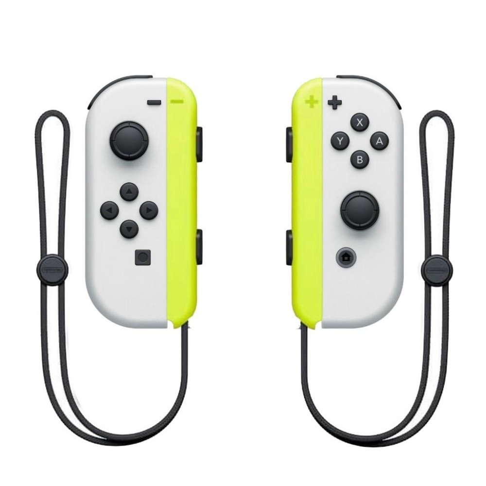 【NS週邊】 Switch OLED Joy-Con 白色 左右手控制器 電光黃腕帶 雙手把【公司貨 裸裝新品】台中星光-細節圖4