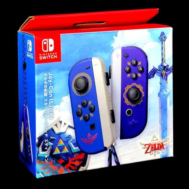 Nintendo Switch Joy-Con 薩爾達傳說 禦天之劍 天空之劍 左右手控制器 雙手把【台中星光電玩】-細節圖3