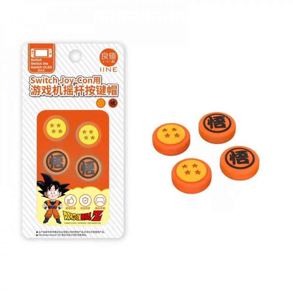 NS Switch 周邊 【良值L457 】七龍珠 悟空 Joy-Con 類比帽 類比套  【七龍珠主題造型】台中星光-細節圖6