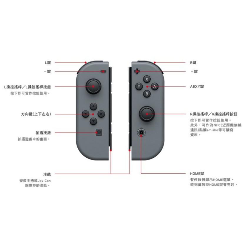 公司貨】 Nintendo Switch Joy-Con 裸裝新品電光紅藍色左右手控制器雙