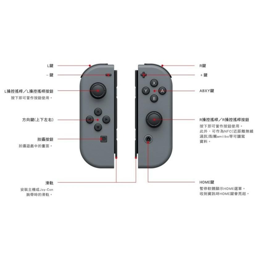 Nintendo Switch 【台灣公司貨】 Joy-Con L 電光紅色 左手控制器 單手把 【裸裝新品】台中星光-細節圖5