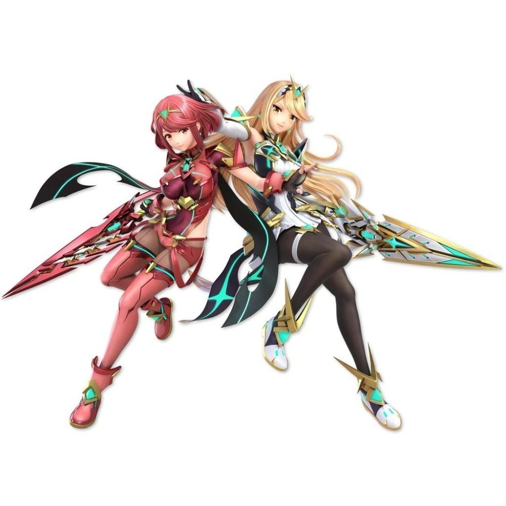 【NS週邊】Switch 任天堂明星大亂鬥 異度神劍 amiibo PYRA & MYTHRA 焰 光 【台中星光】-細節圖3