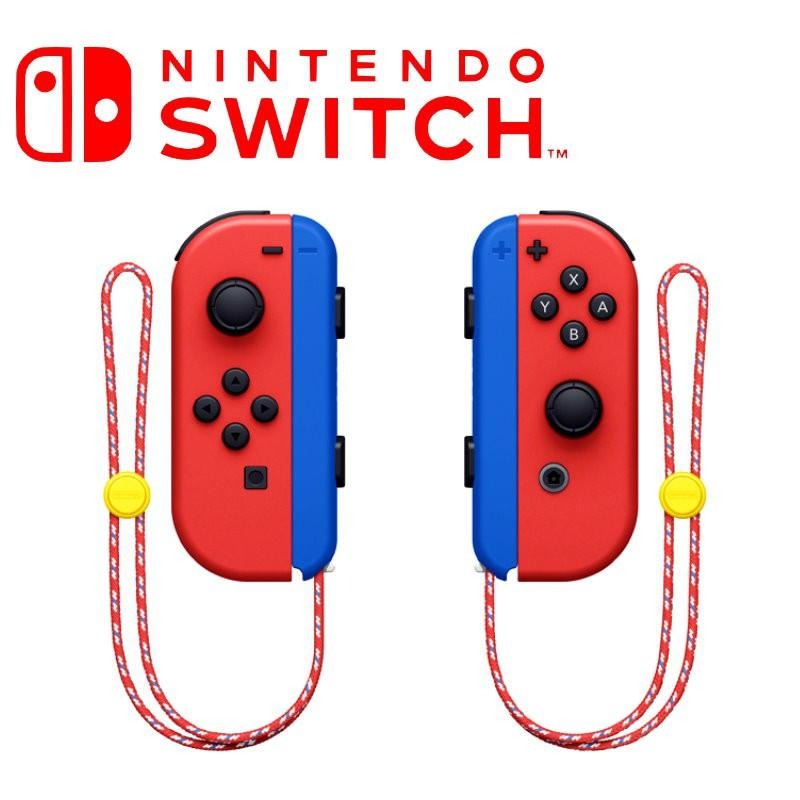 Nintendo Switch Joy-Con 裸裝公司貨 瑪利歐 亮麗紅X亮麗藍 左右手控制器 雙手把【台中星光電玩】-細節圖3