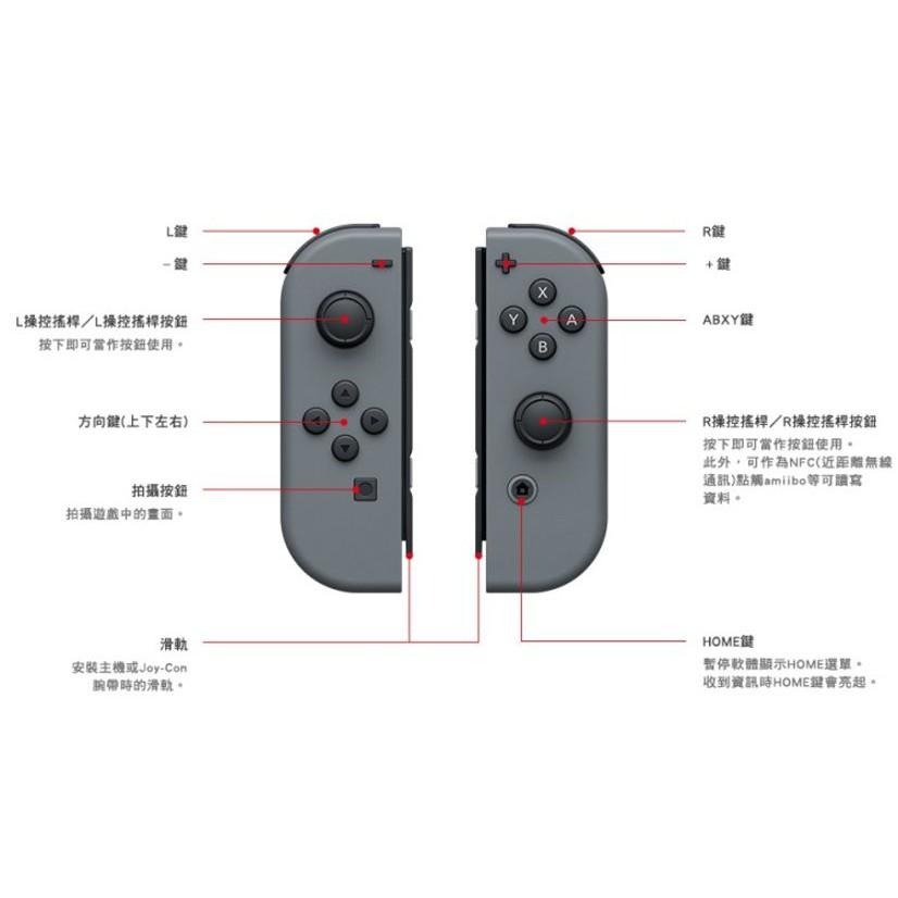 Nintendo Switch Joy-Con 裸裝公司貨 瑪利歐 亮麗紅X亮麗藍 左右手控制器 雙手把【台中星光電玩】-細節圖4