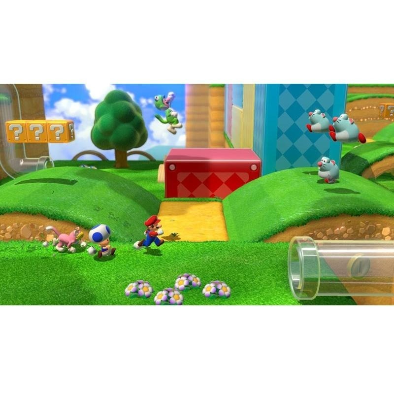 NS Switch 超級瑪利歐3D世界＋狂怒世界／派對 超級巨星 中文版＋JOY-CON 電光 黃 粉紅【台中星光電玩】-細節圖9