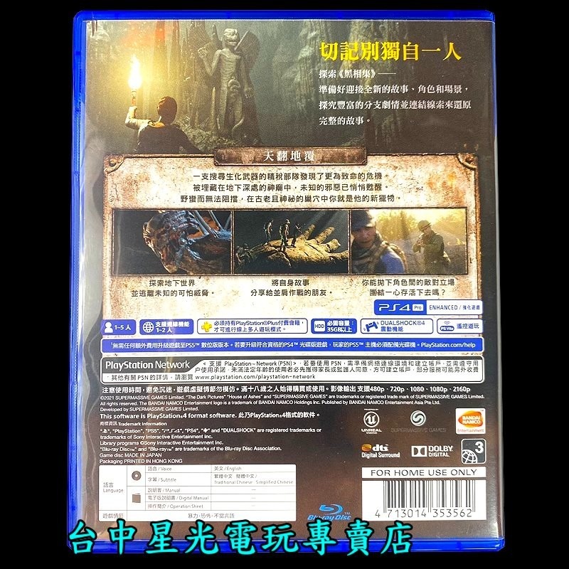 【PS4原版片】 黑相集 灰冥界【中文版 中古二手商品】台中星光電玩-細節圖5