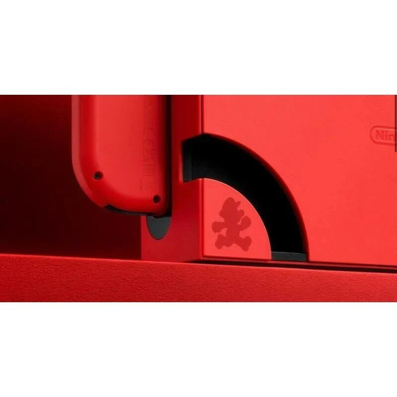 【NS週邊】 Switch OLED 瑪利歐亮麗紅 原廠主機底座 充電＋變壓器＋HDMI 台灣公司貨 裸裝新品【星光】-細節圖7