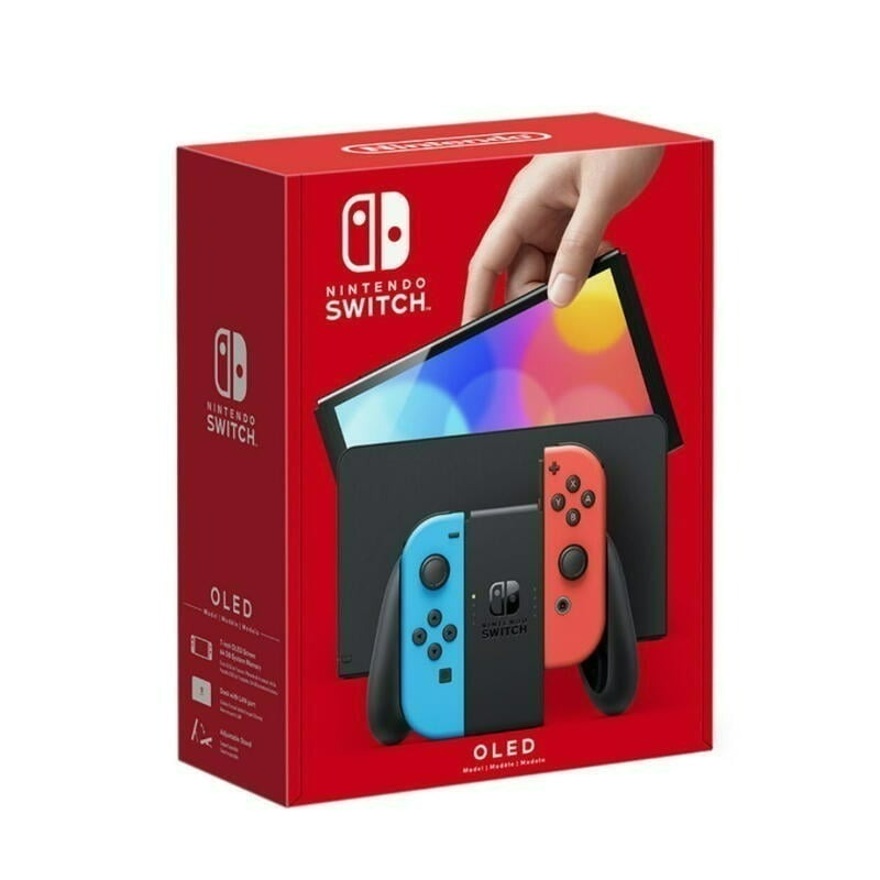 【Switch OLED 優惠組】☆ NS OLED 電光紅藍色 主機＋超級瑪利歐兄弟 驚奇 ☆【台灣公司貨】台中星光-細節圖3