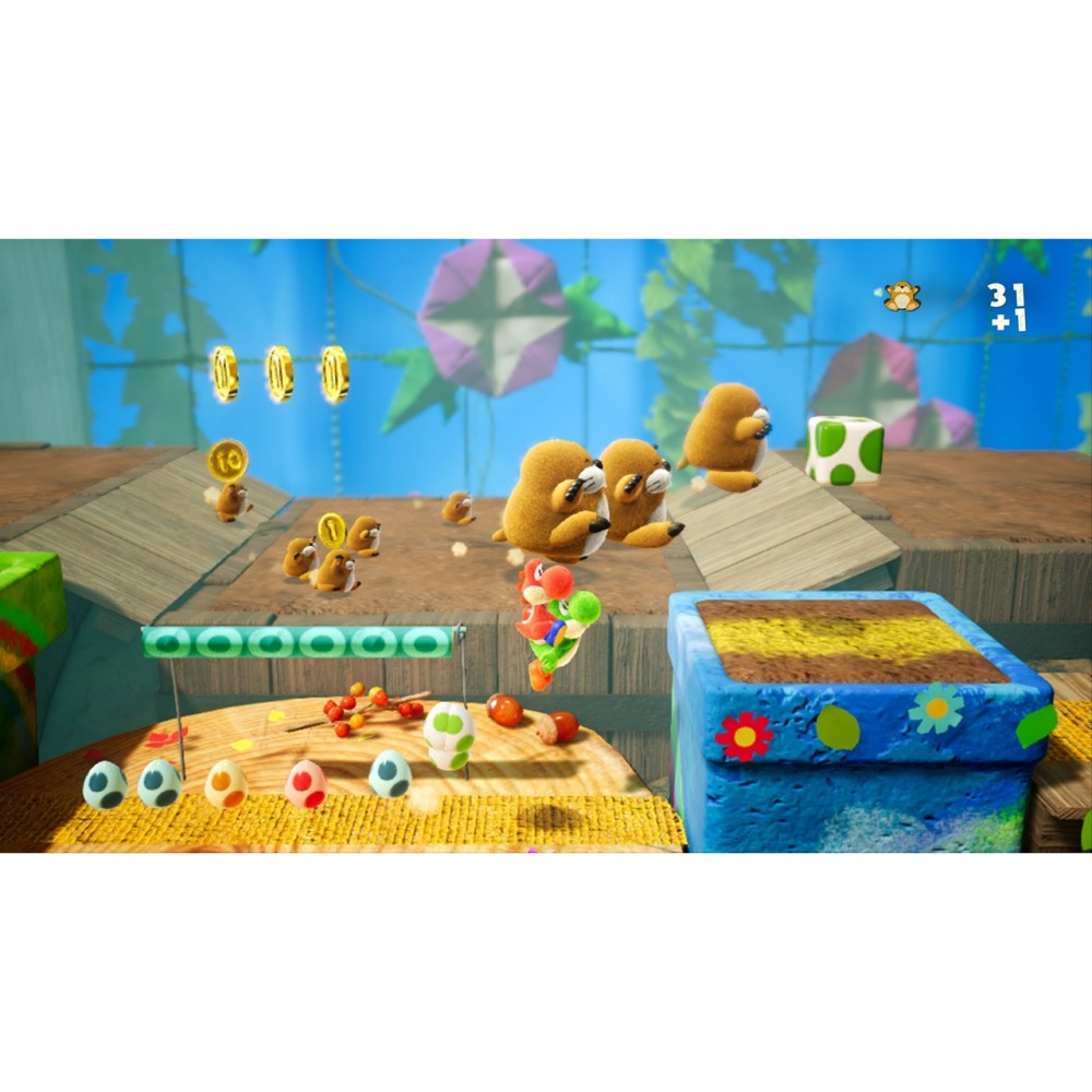 【NS原版片】☆ Switch 耀西的手工世界 ☆中文版全新品【台中星光電玩】-細節圖5