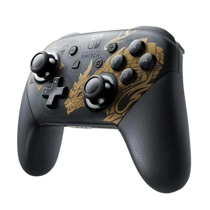 【狩獵必備組】 NS Switch 魔物獵人 Pro控制器 怨虎龍特仕＋MHR＋破曉DLC＋類比套【台灣公司貨】台中星光-細節圖3