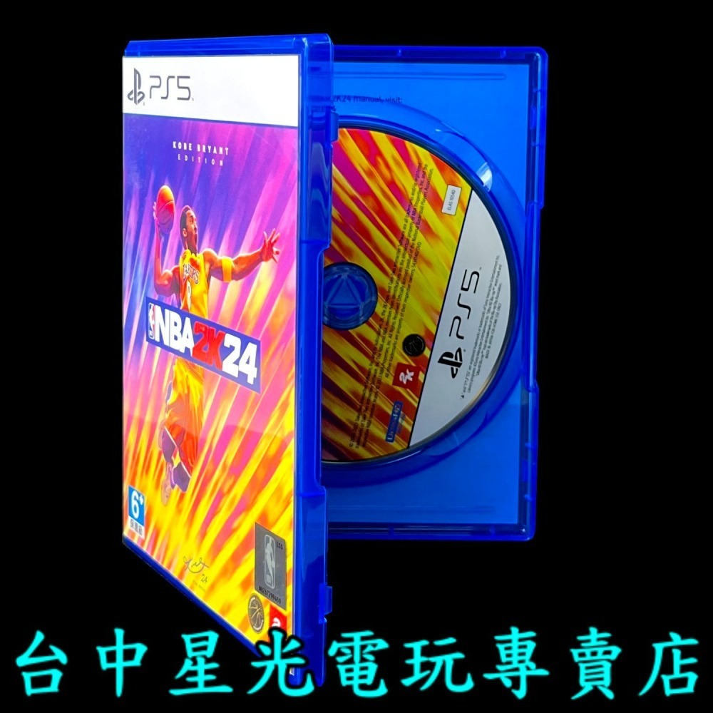 【PS5原版片】NBA 2K24 Kobe Bryant 柯比布萊恩版 科比 【中文版中古二手】【台中星光】-細節圖3